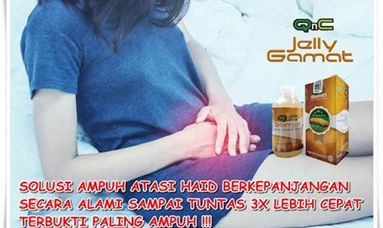 cara mengatasi haid berkepanjangan